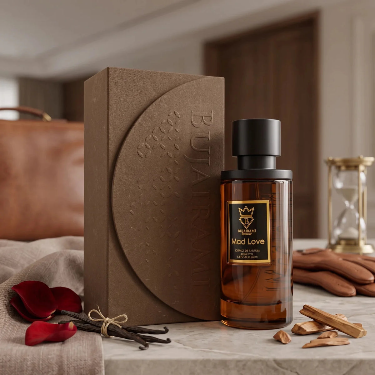 Bujairami Mad Love Extrait de Parfum 100ml Inspired by LV Ombre Nomade